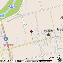 滋賀県長浜市月ヶ瀬町232周辺の地図