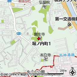 宝生寺周辺の地図