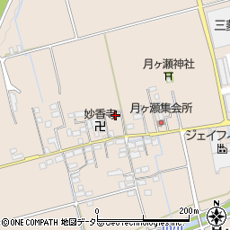 滋賀県長浜市月ヶ瀬町202周辺の地図