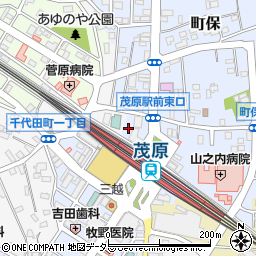 千葉県茂原市町保1周辺の地図