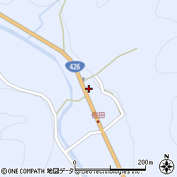 兵庫県豊岡市但東町佐田730周辺の地図