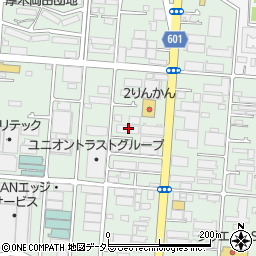 神奈川県厚木市岡田2丁目2-19周辺の地図