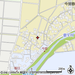 島根県松江市東出雲町今宮周辺の地図