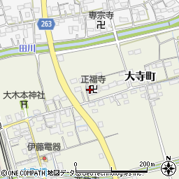 滋賀県長浜市大寺町891周辺の地図