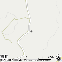 岐阜県恵那市三郷町野井1257周辺の地図