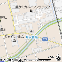 滋賀県長浜市月ヶ瀬町136周辺の地図