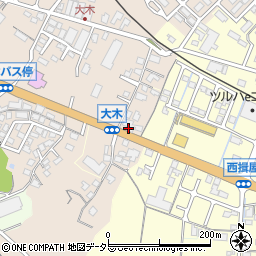 島根県松江市大木周辺の地図