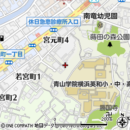 神奈川県横浜市南区宮元町4丁目109周辺の地図