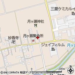 滋賀県長浜市月ヶ瀬町180周辺の地図