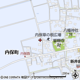 滋賀県長浜市内保町1317周辺の地図