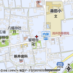 滋賀県長浜市内保町1141周辺の地図