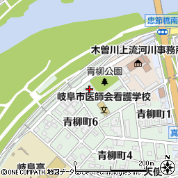 岐阜市医師会周辺の地図