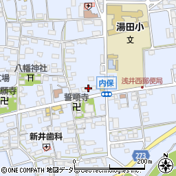 滋賀県長浜市内保町1142周辺の地図