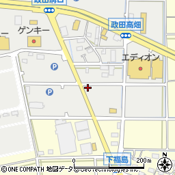 岐阜県本巣市政田1551周辺の地図