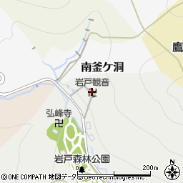 岩戸観音周辺の地図