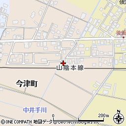 島根県安来市今津町461-2周辺の地図