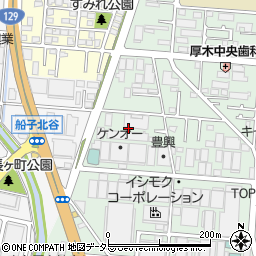 神奈川県厚木市岡田2丁目14周辺の地図