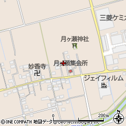 滋賀県長浜市月ヶ瀬町187周辺の地図