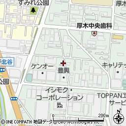 神奈川県厚木市岡田2丁目14-21周辺の地図