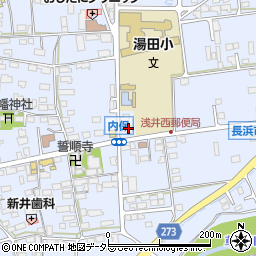滋賀県長浜市内保町1067周辺の地図