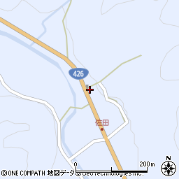 兵庫県豊岡市但東町佐田738周辺の地図