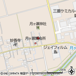 滋賀県長浜市月ヶ瀬町179周辺の地図