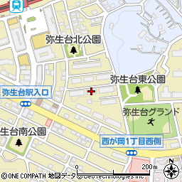 グリーンハイム弥生台Ａ地区５号棟周辺の地図