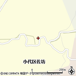 兵庫県美方郡香美町小代区佐坊153周辺の地図