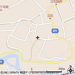 長野県飯田市立石524周辺の地図