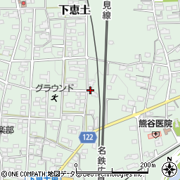 岐阜県可児市下恵土348周辺の地図