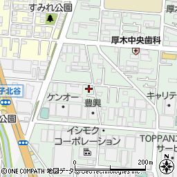 神奈川県厚木市岡田2丁目14-18周辺の地図