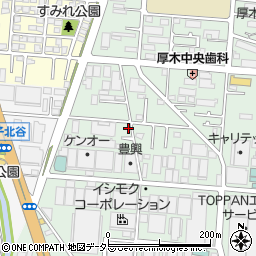 神奈川県厚木市岡田2丁目14-20周辺の地図