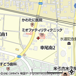 鳥取県米子市車尾南周辺の地図