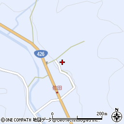 兵庫県豊岡市但東町佐田742周辺の地図