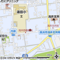 滋賀県長浜市内保町2440周辺の地図
