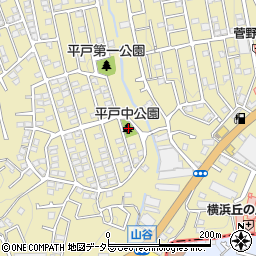 平戸中公園周辺の地図