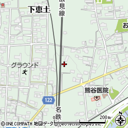 岐阜県可児市下恵土345周辺の地図