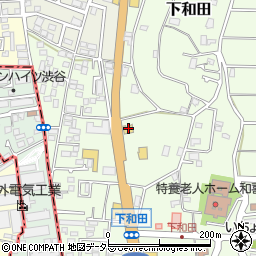 馬車道大和下和田店周辺の地図