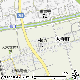 滋賀県長浜市大寺町887周辺の地図
