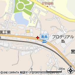安来黒井田簡易郵便局周辺の地図