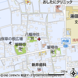 滋賀県長浜市内保町1302周辺の地図