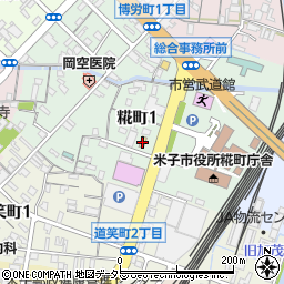 ファミリーマート米子糀町店周辺の地図