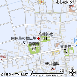 滋賀県長浜市内保町1264周辺の地図