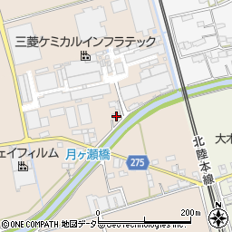 滋賀県長浜市月ヶ瀬町20周辺の地図