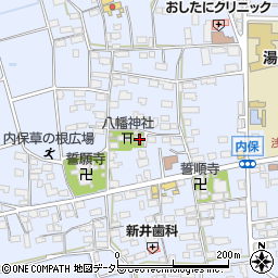 滋賀県長浜市内保町1304周辺の地図
