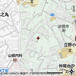 神奈川県横浜市中区竹之丸103周辺の地図