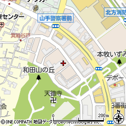 神奈川県横浜市中区本牧宮原周辺の地図