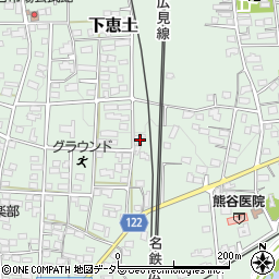 岐阜県可児市下恵土350周辺の地図