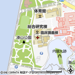 生命科学科棟周辺の地図