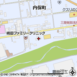 滋賀県長浜市内保町316周辺の地図